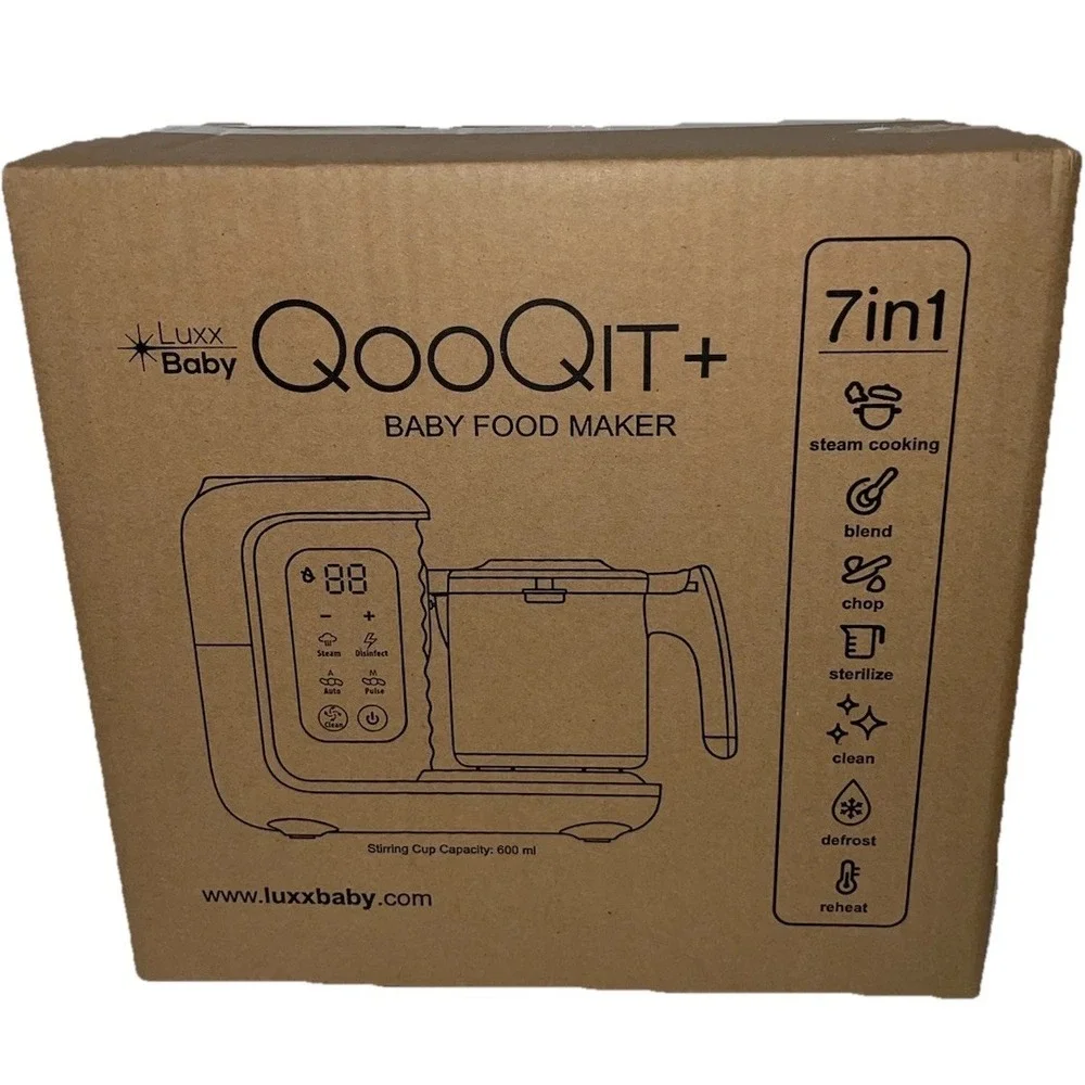 (5)Qooqit+ Aqua 7in1 Babycook Baby Food Maker Steamer Blender Chopper BRAND NEW!